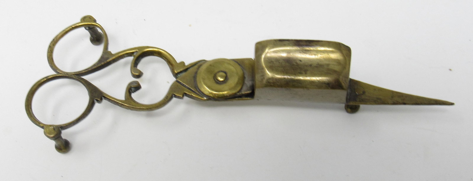 Brass Candle Snuffers: Apprx 6 1/4" long