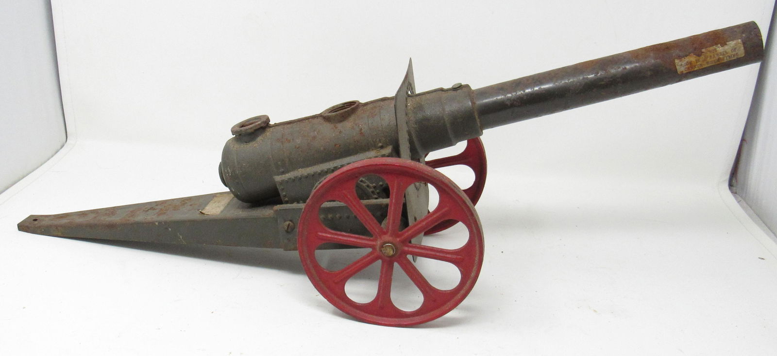 Cast Iron Cannon: Approx 23" long