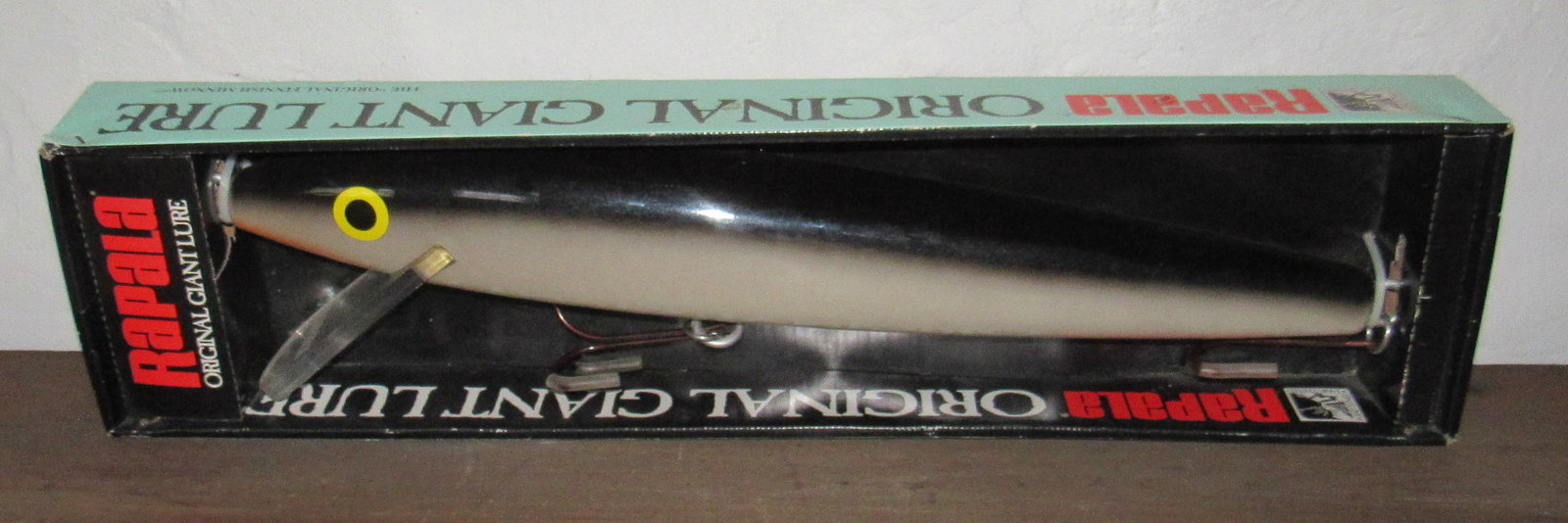Large Rapala Minnow Fishing Lure: Approx 27 1/2" long.