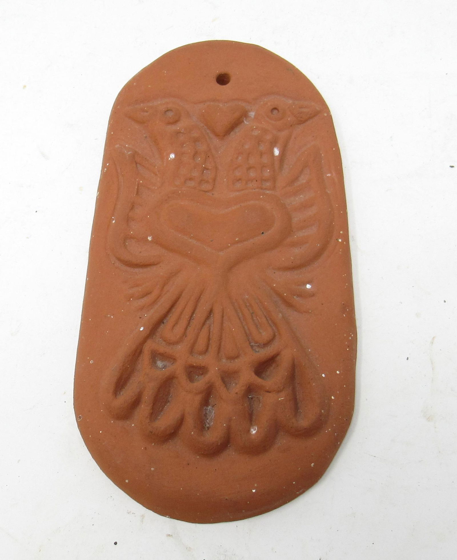 Redware SWS Plaque: Approx 3 1/2" x 7 1/4"