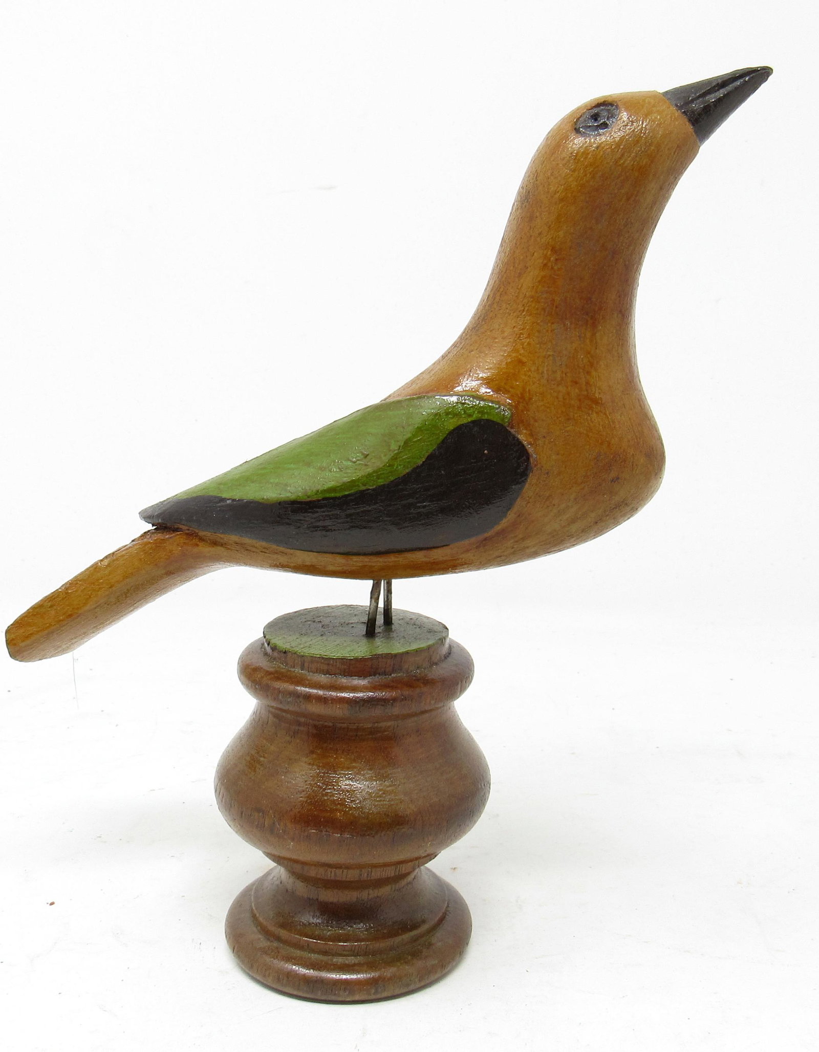 Robert Stauffer Schimmel Style Wood Bird Carving: Approx 7 1/2" tall