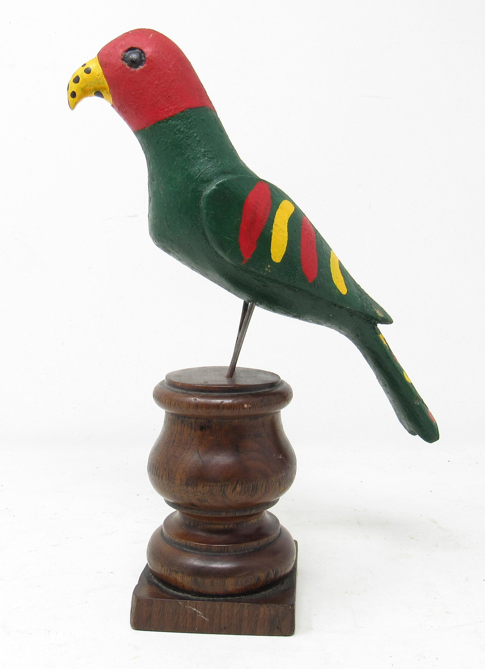 Robert Stauffer Schimmel Style Wood Bird Carving: Approx 10" tall.