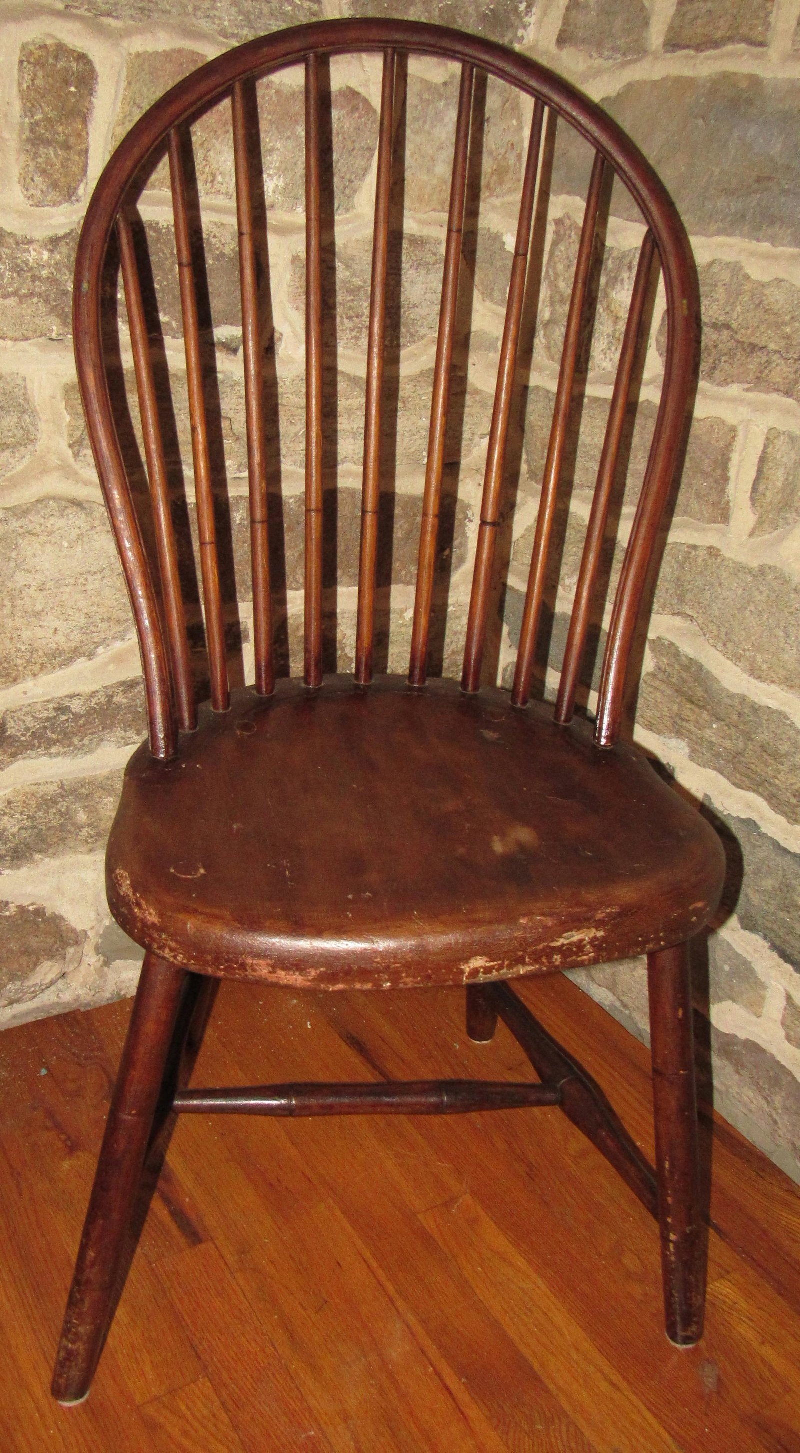 Allwine Windsor Style Chair: Signed on bottom