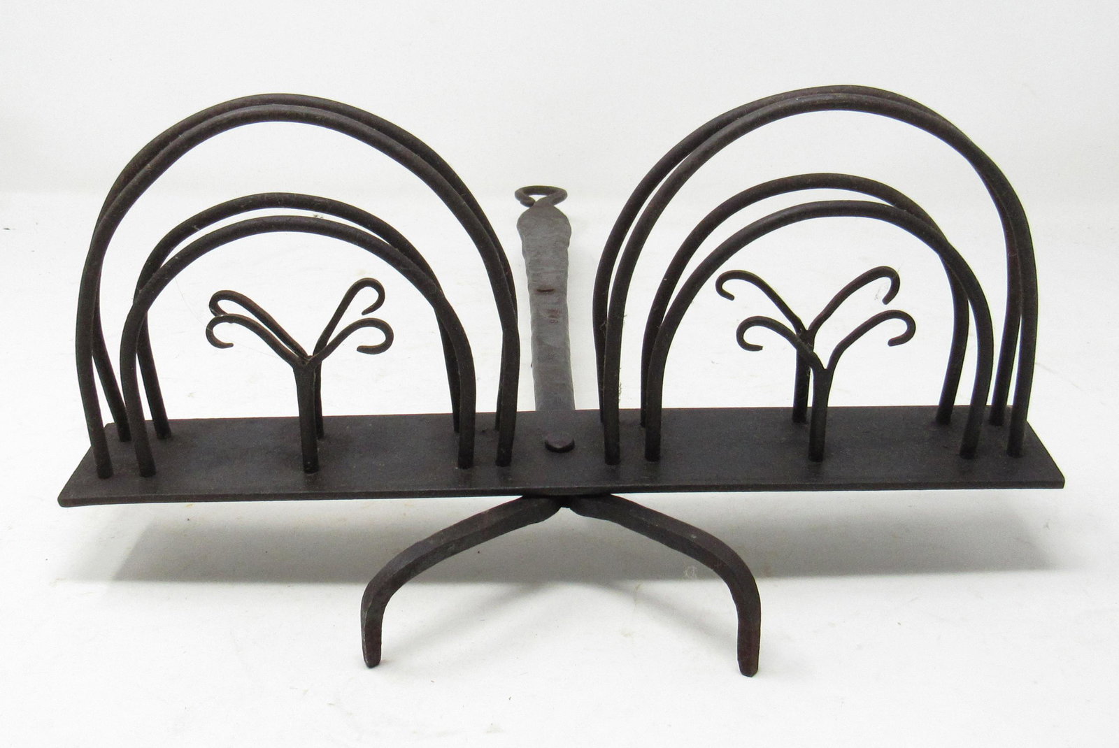 Wrought Iron Toaster: Approx 12 1/4" wide and 16 1/2" long