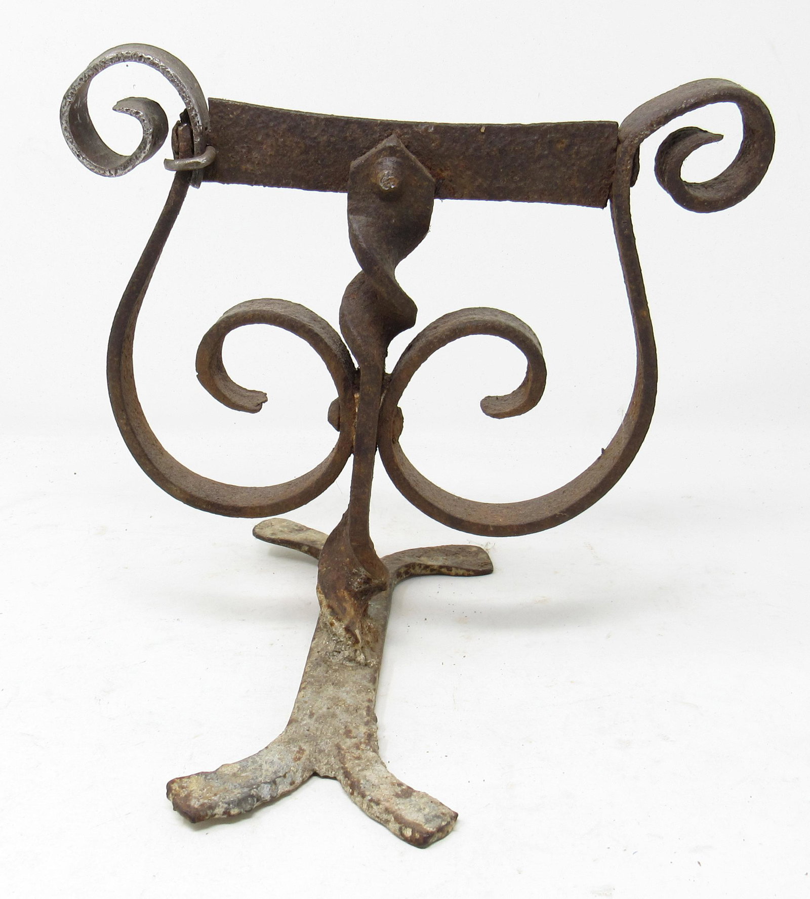 Wrought Iron Boot Scraper: Approx 8 1/2" wide and 8" tall