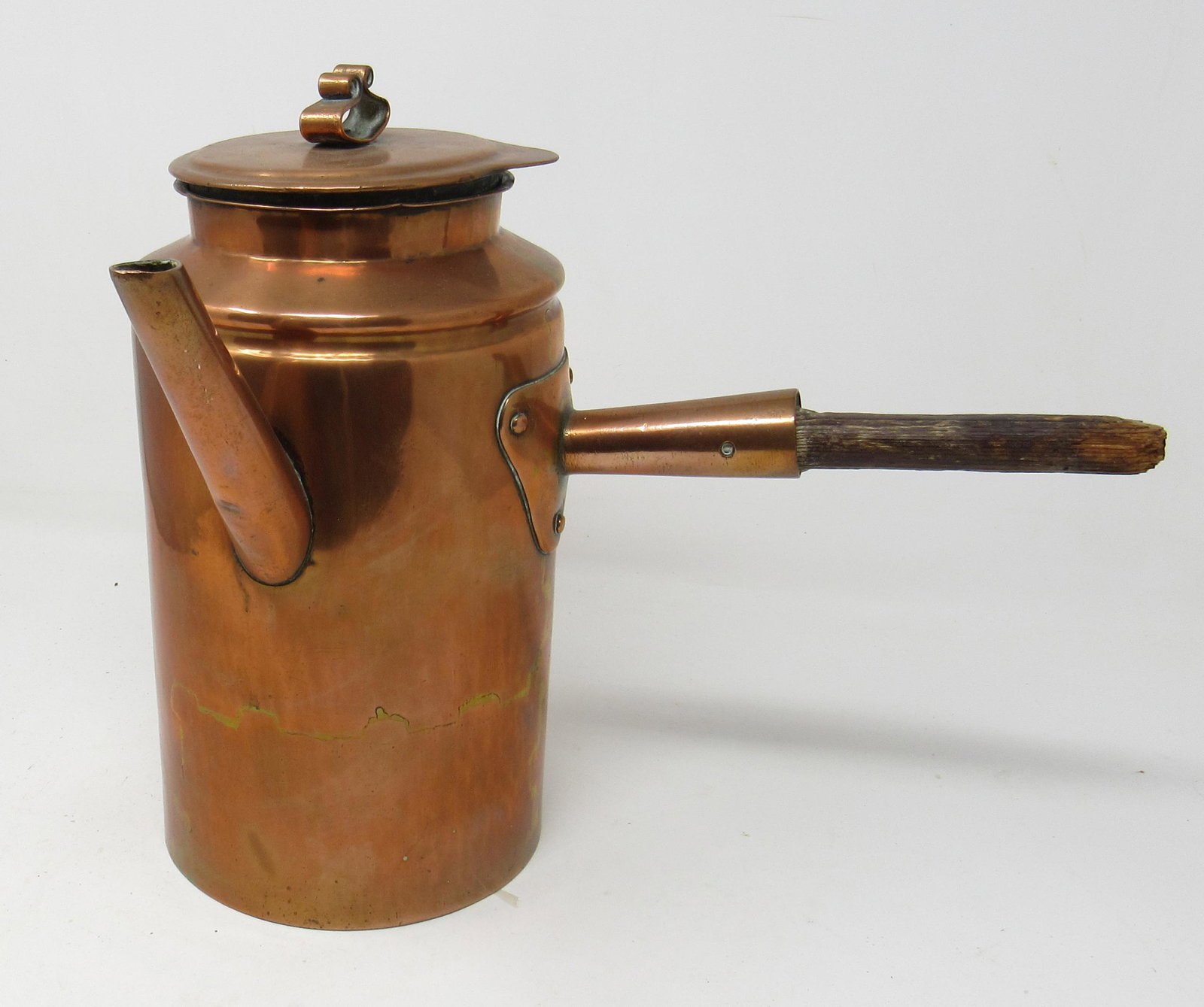 Copper Teapot: Approx 5 3/8" in diameter and 11" tall.