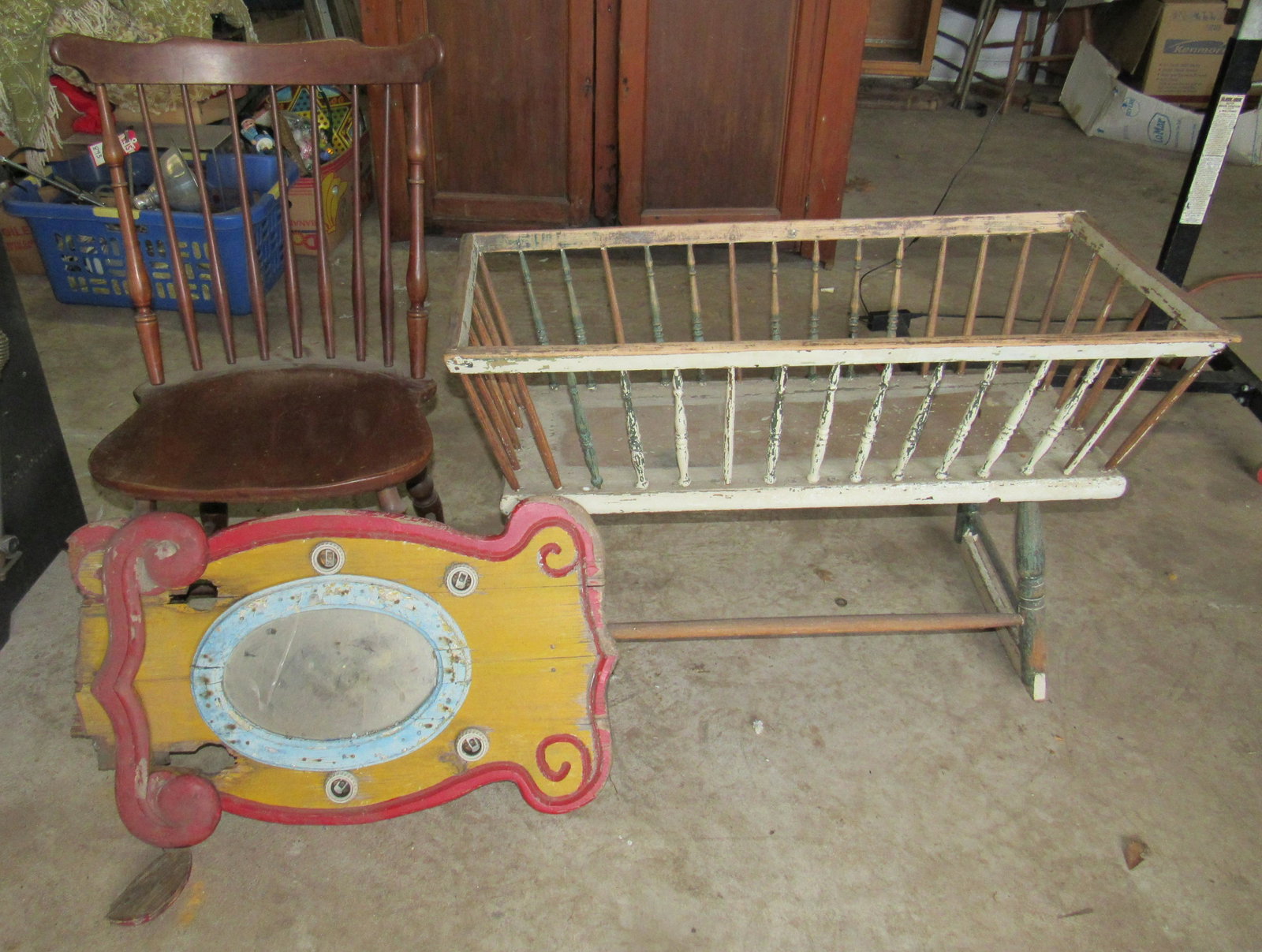 Cradle Carnival Mirror and Chair: Getting all 3 pictured