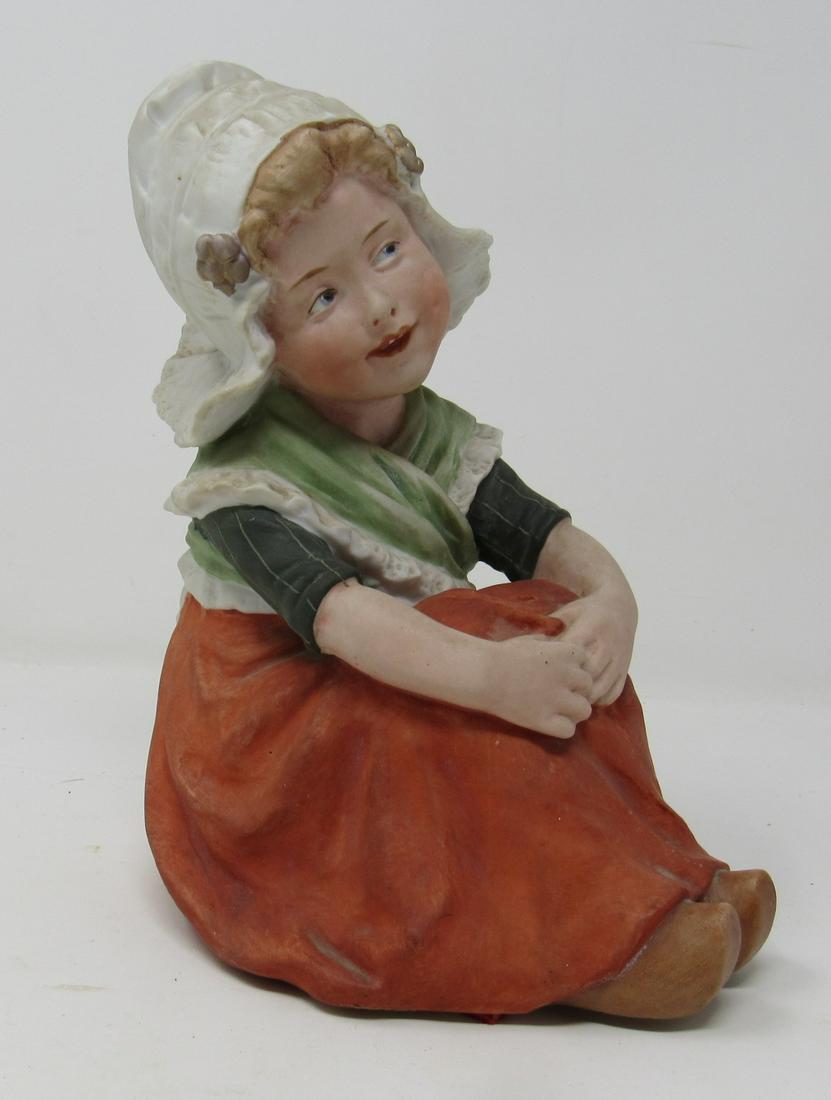 Bisque Piano Doll: Approx 7 3/4" tall