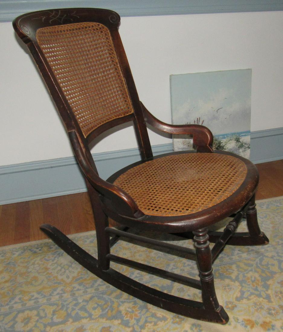 Rocker with Cane Seat: Rocker