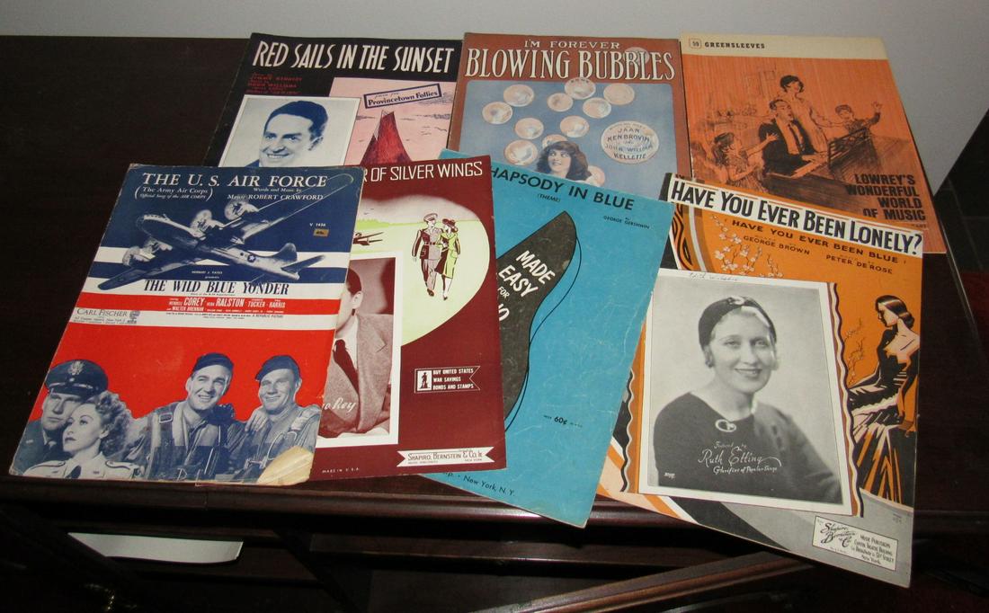 Misc Sheet Music Including Military: Getting all pictured.