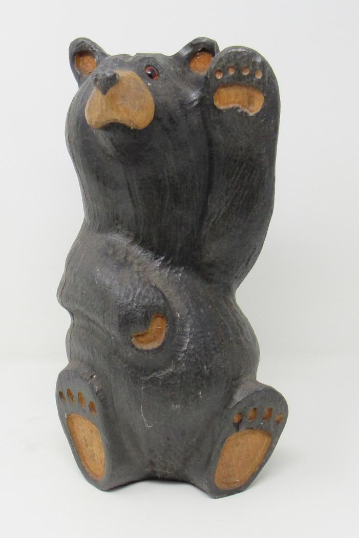 Big Sky Bears Solid Western Pine Jeff Fleming Bear: Approx 13" tall