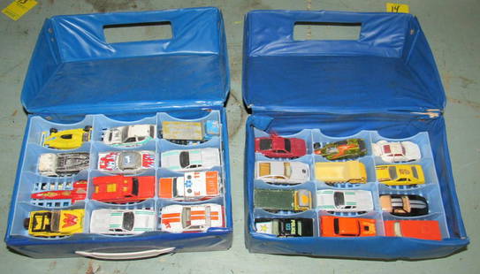 Hot Wheels Matchboxes and Carrying Cases: Getting all pictured.