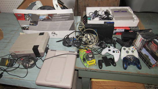 Super Nintendo Sony Playstation Systems Games & More: Getting all pictured on table. MUST TAKE ALL