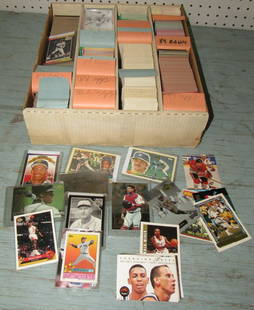 Box Full of Baseball Hockey Basketball Cards: Getting all in box