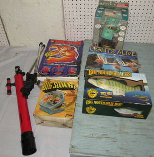 Lights Alive Vac Man Telescope Big Mouth Billy Bass: Getting all pictured. Must take all