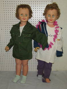 2 36" Dolls: Approx 36"