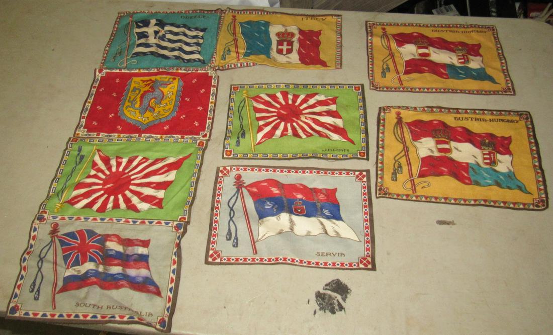Tobacco Flags: 5 are stitched together