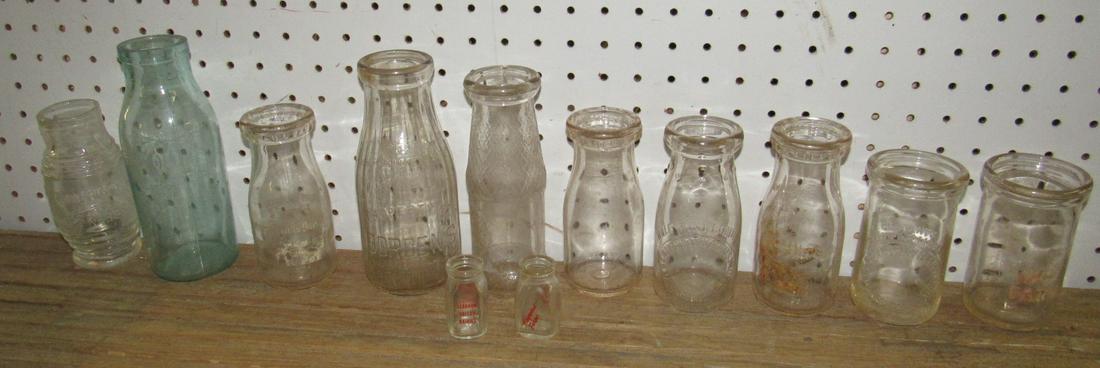 Milk Bottles Creamers Including Morristown: Getting all pictured