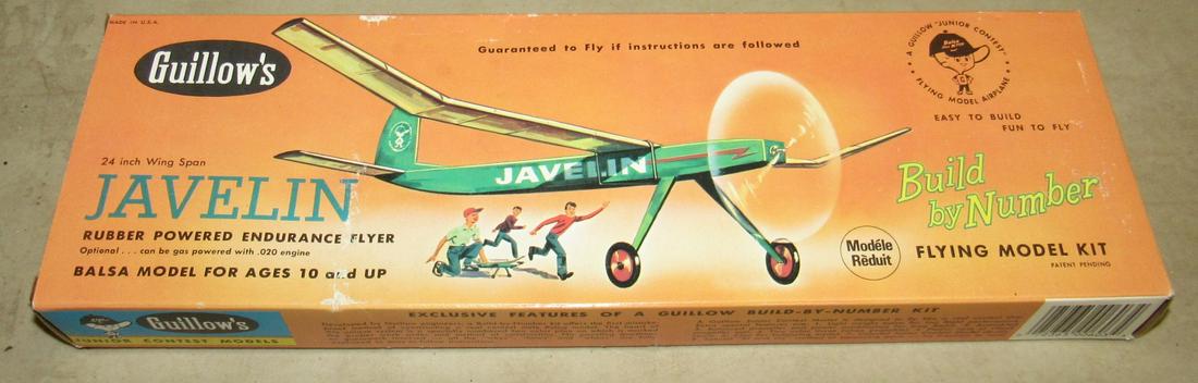 Guillow's Javelin Airplane Model Kit: We do not guarantee all pieces are in there. We did not take out to look and make sure