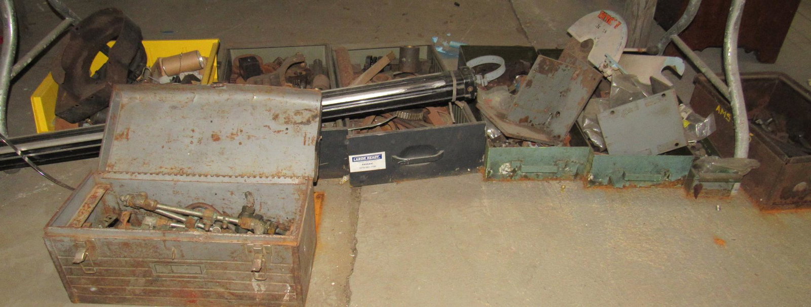 Scrap Iron & Misc Steel: Getting all pictured under table. Must take all