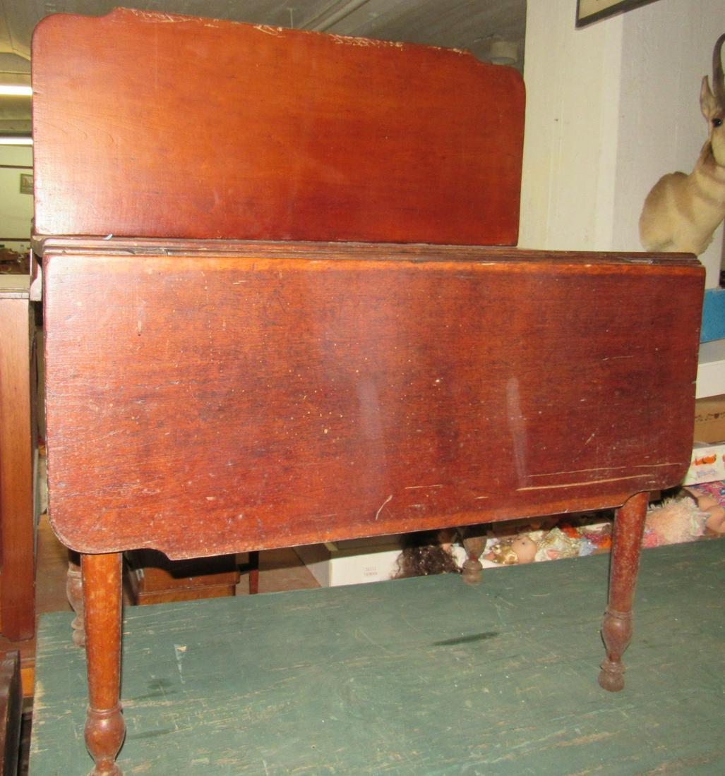 Drop Leaf Table Stand: Approx 21" x 38" x 43" tall.