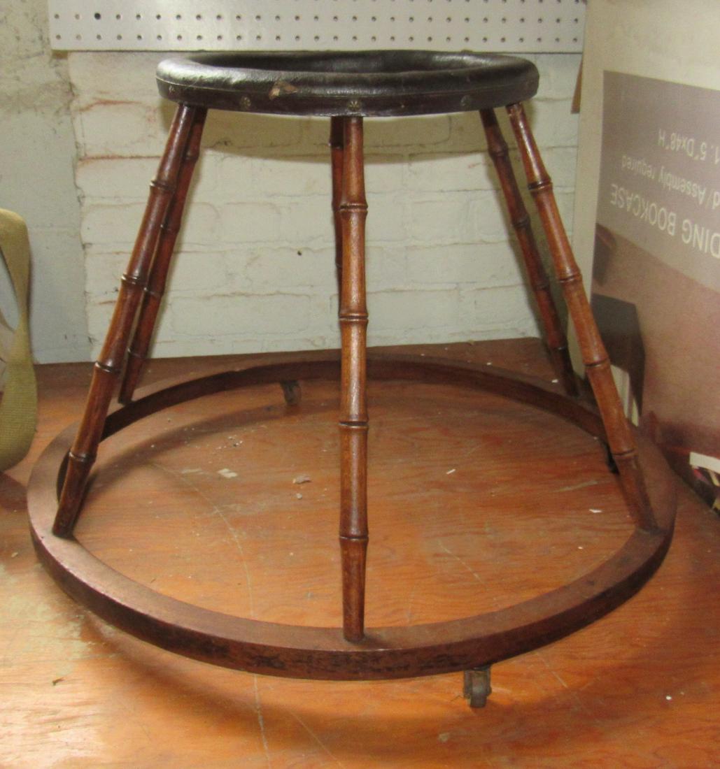 Bamboo Baby Walker: Approx 23" in diameter and 17" tall