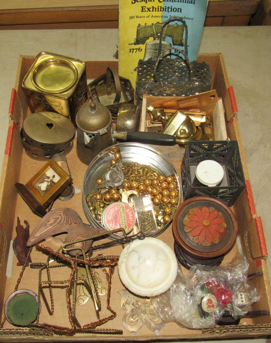 Brassware Hardware Door Knocker Misc Box Lot: Getting all in box
