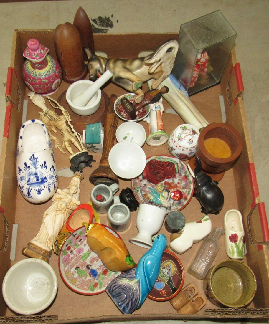 Mortar & Pestle Knick Knacks Misc Box Lot Contents: Lot includes all pictured. Must take all