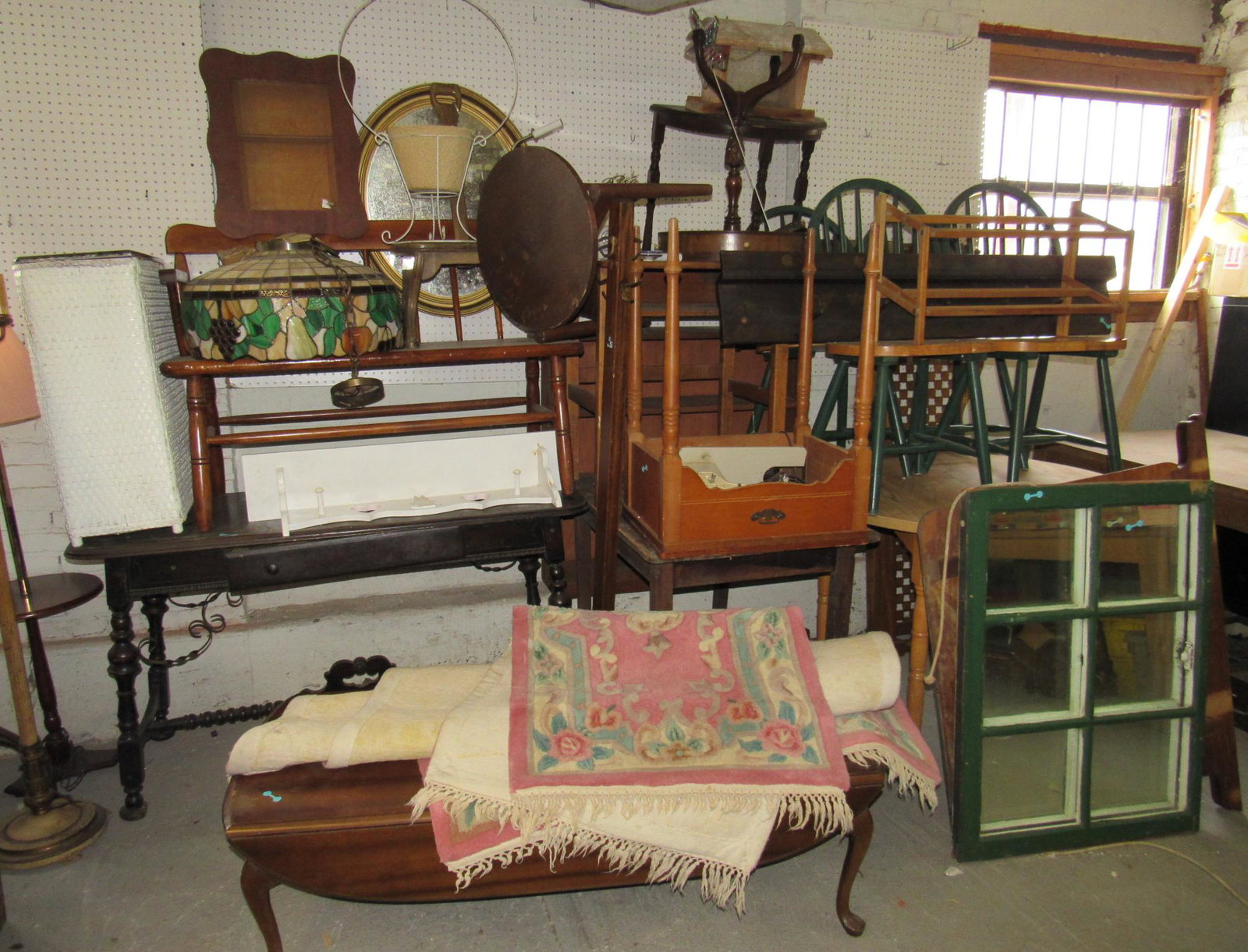 Pile of Furniture Sofa Table Sewing Machine: Getting all pictured. Must take all.