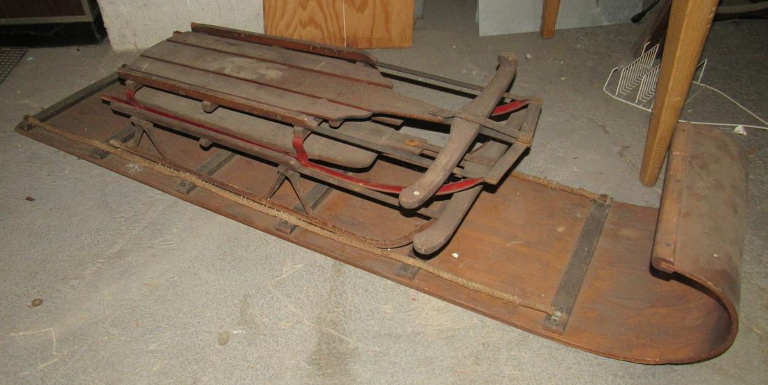 3 Sleds: Longest is approx 72" long