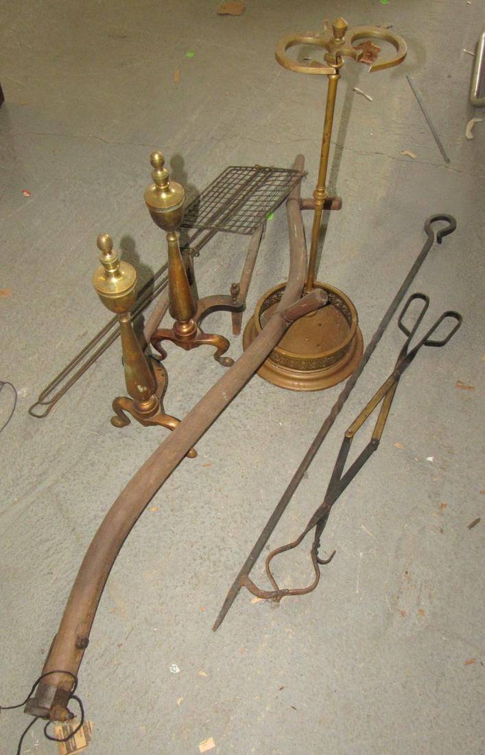 Fireplace Tools Andirons: Getting all pictured