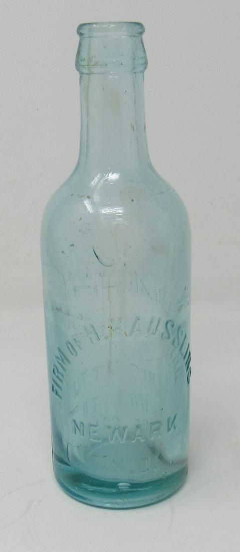 Firm of H Haussling Newark NJ Bottle: Approx 8" tall