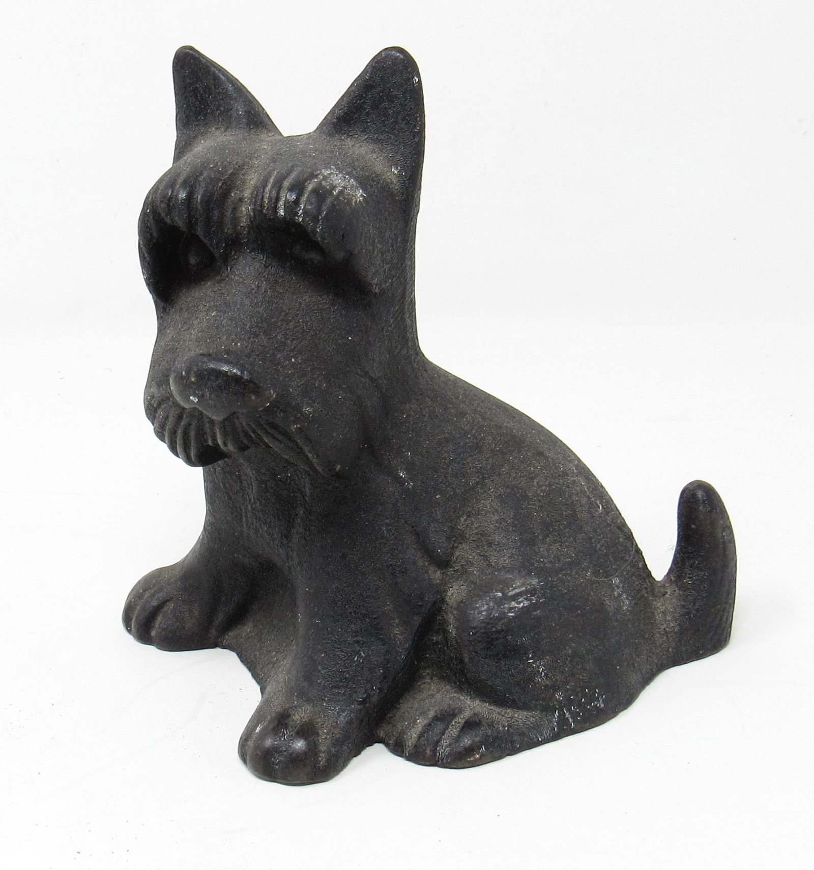Cast Iron Scotty Dog Door Stop: Approx 5 3/4" tall