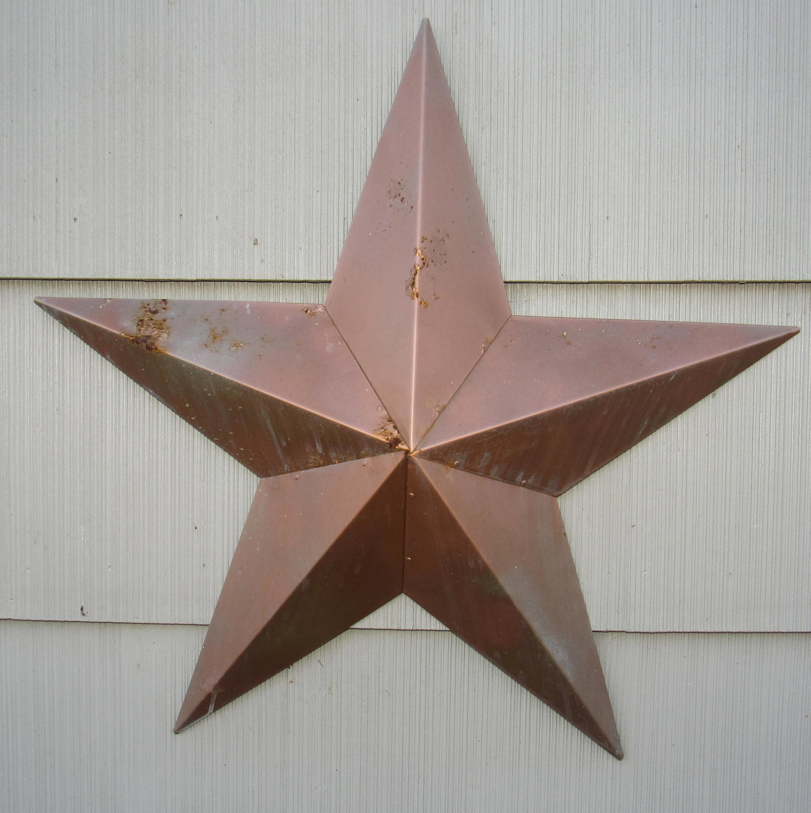 Tin Star & Concrete Sunburst: Sunburst is apprx 12" in diameter