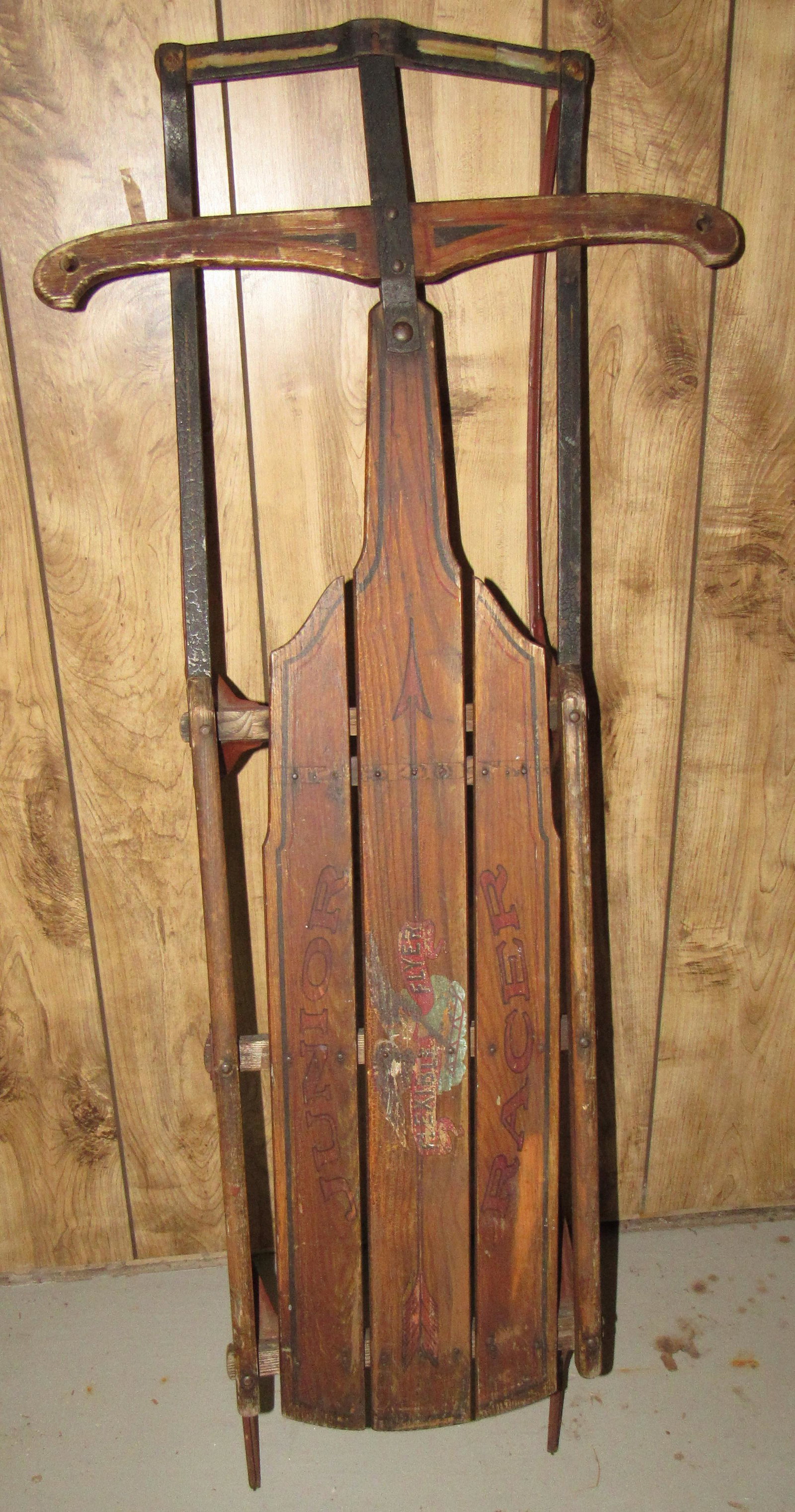 Flexible Flyer Junior Racer Sled: Approx 50" long