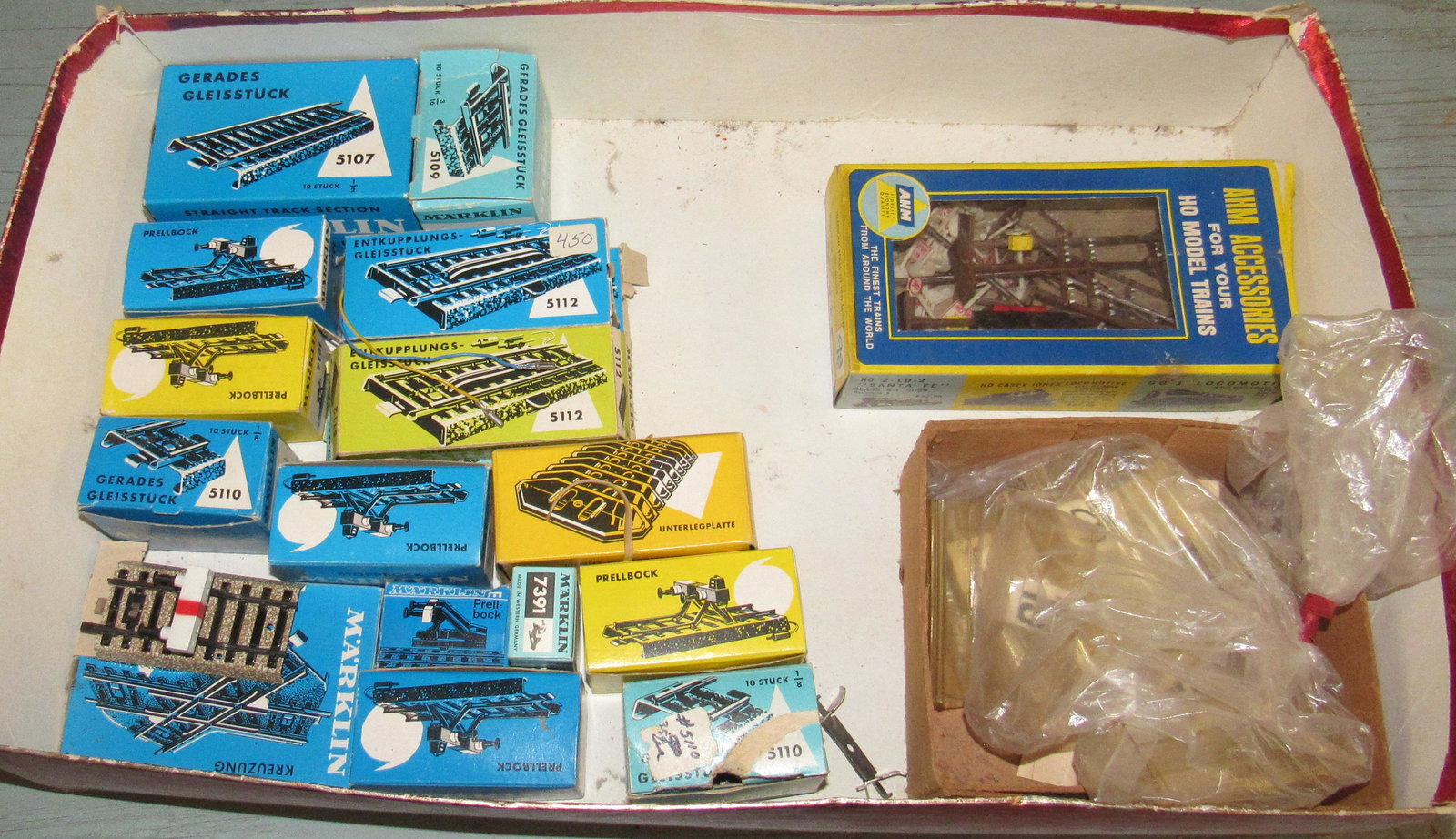 Marklin 5107 7191 7066 5110 Track Sections: Getting all in box