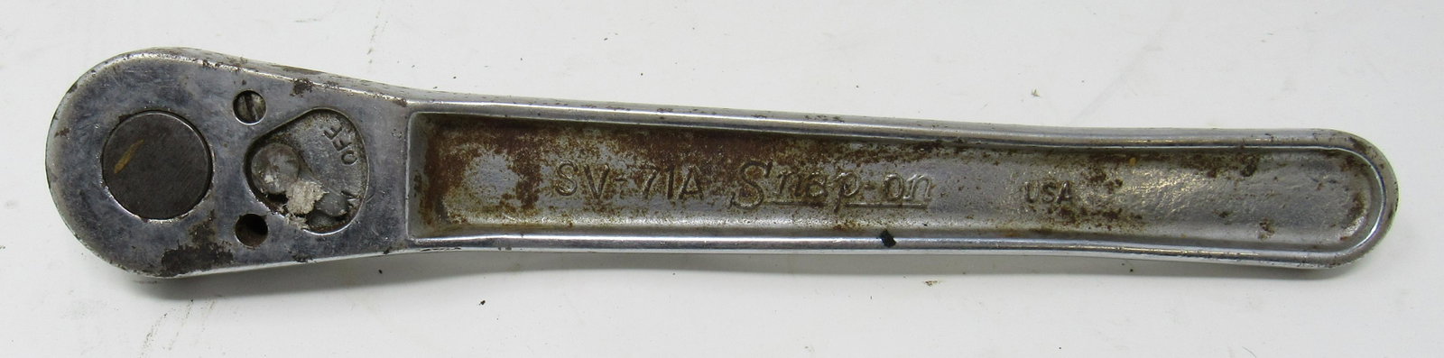 Snap On SV 71A 1/2 inch Drive Rachet: 9 1/2" long