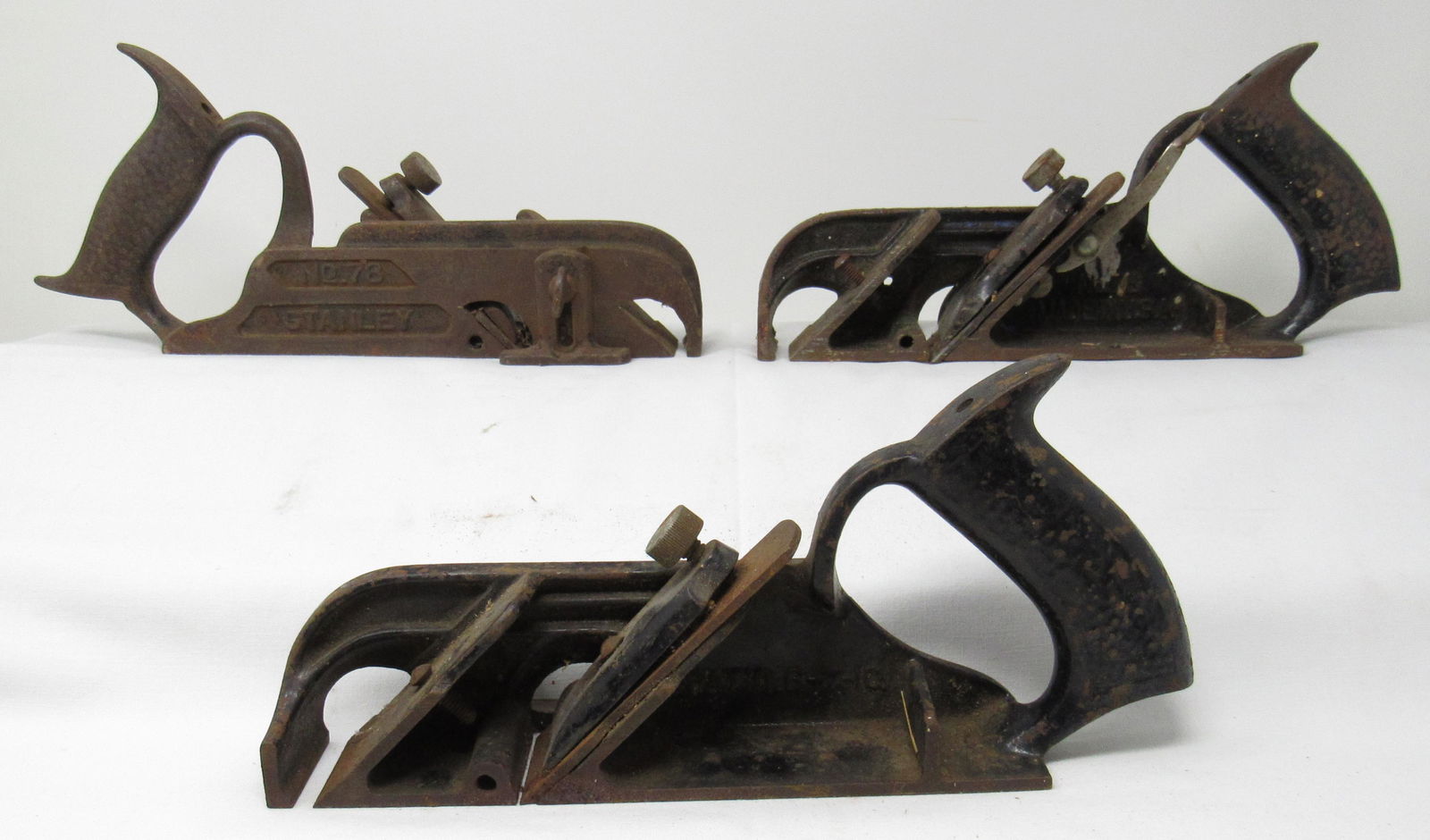 3 Stanley No. 78 Rabbet Planes: Getting all 3 pictured