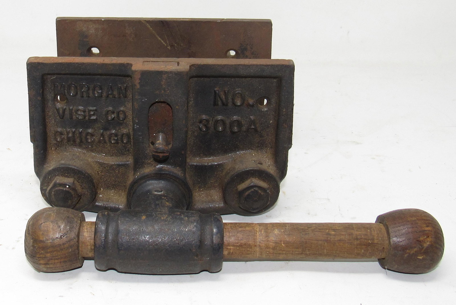 Morgan No. 300A Carpenters Vise: Approx 7" Jaws