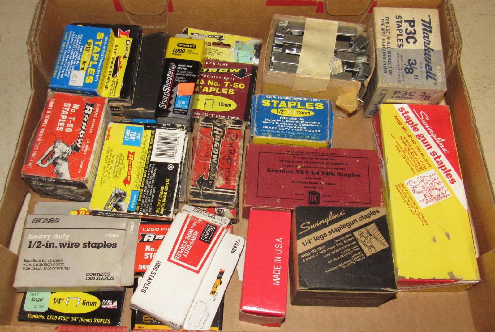 Box Full of Misc Staples: Getting all pictured