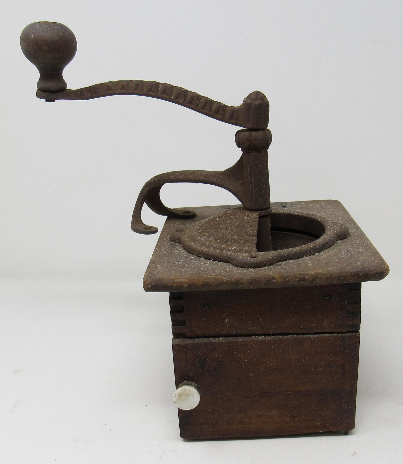 Lap Coffee Grinder For Parts: Sold as pictured