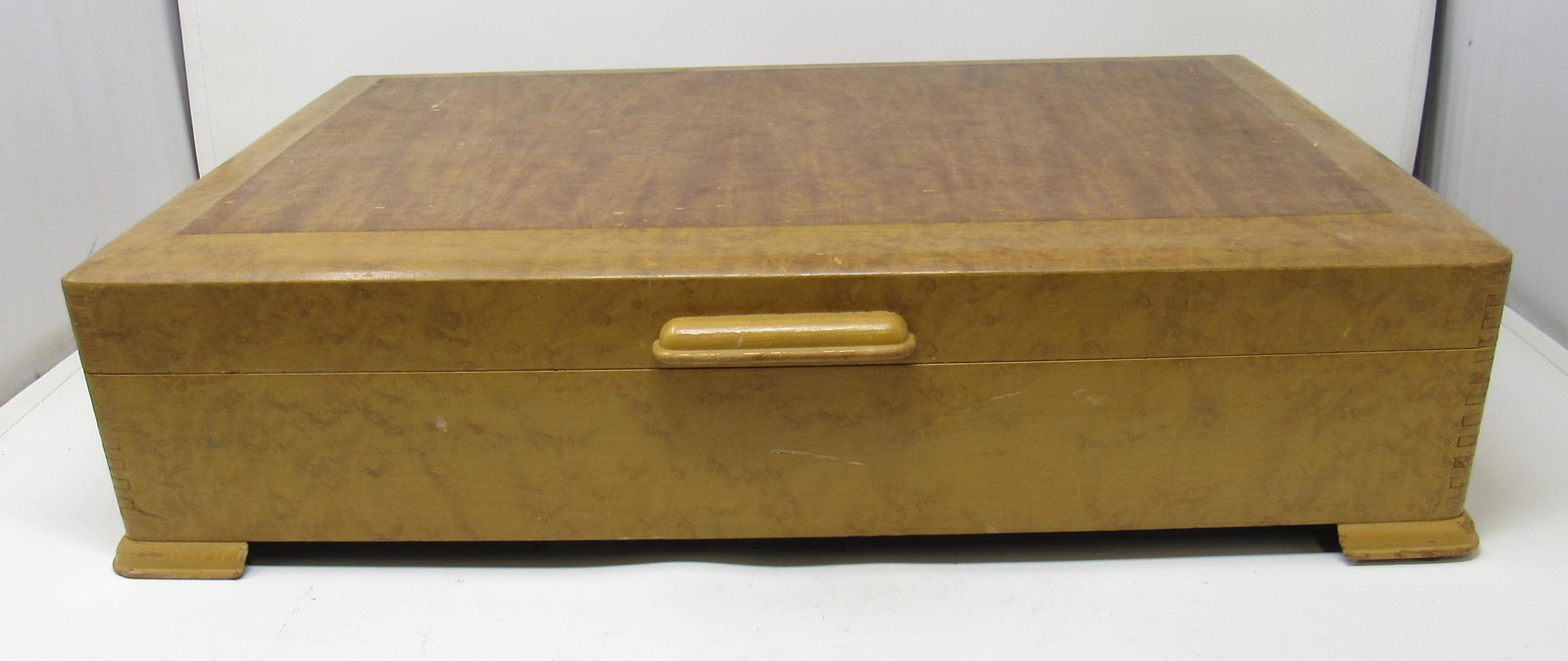 Silverware Box: Approx 12 1/2" x 20" x 5 1/2" tall