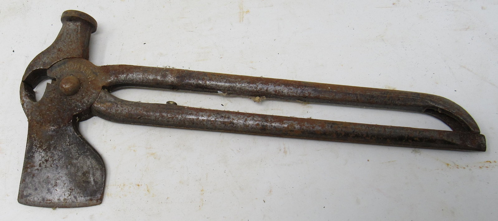 Ranchman Axe Hammer Fencing Tool: Approx 12 1/4" long
