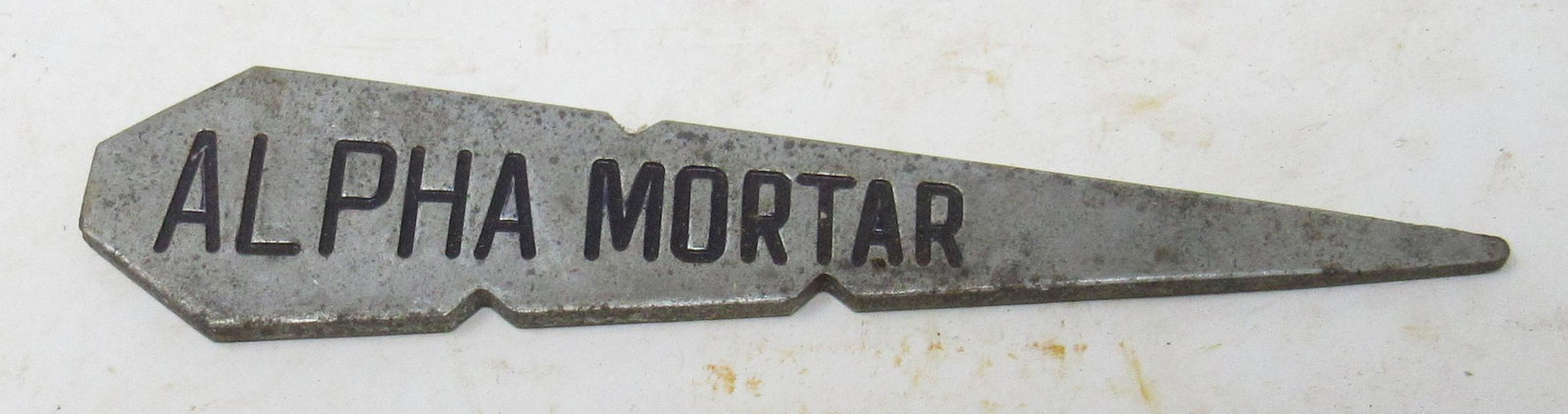 Alpha Mortar Wedge: Approx 4 3/8" long