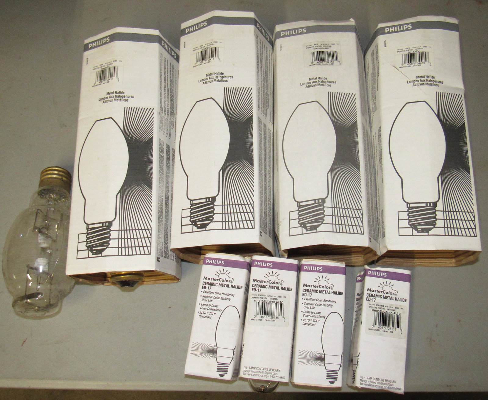 9 Metal Halide Light Bulbs: Getting all 9 pictured