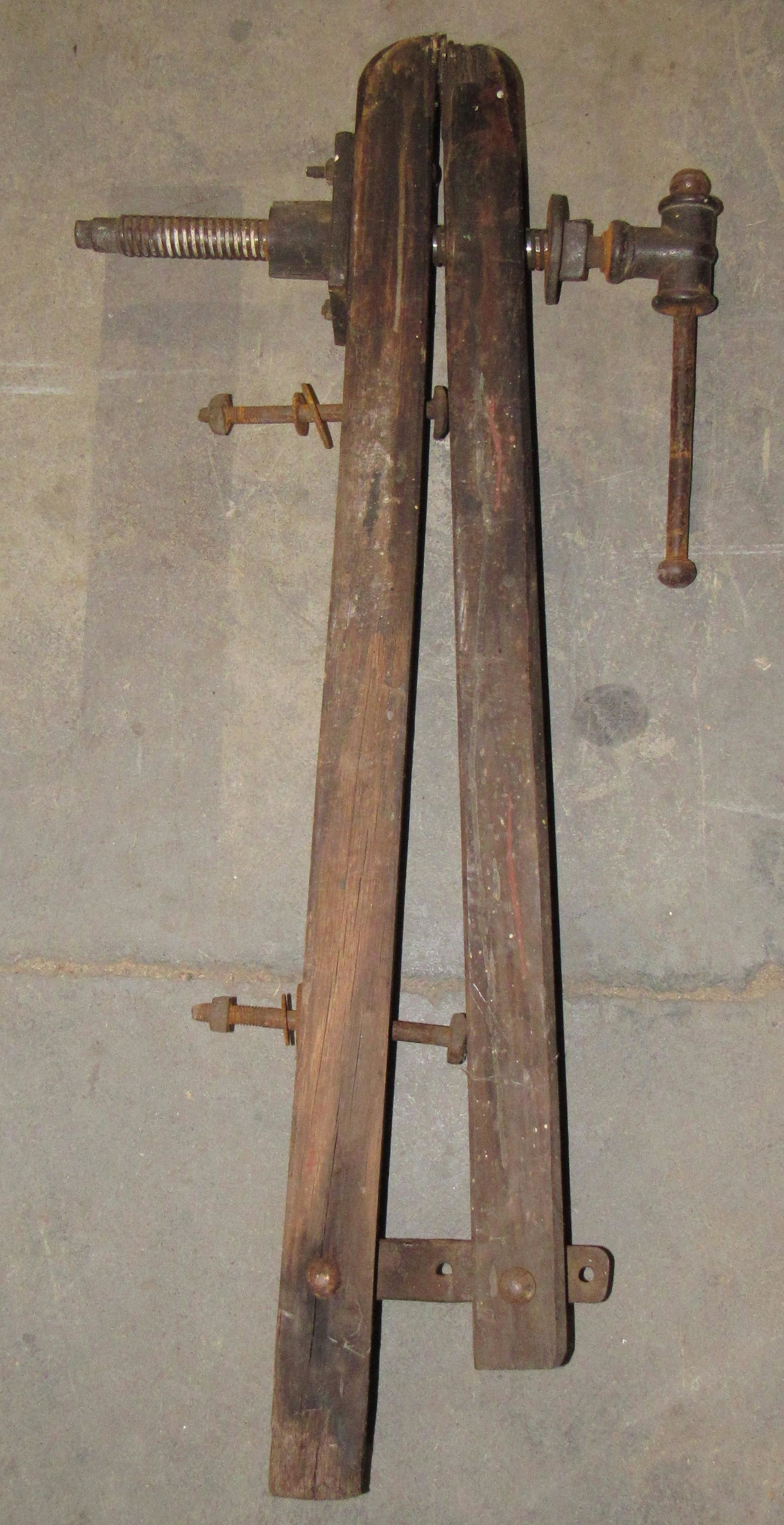 Harness Makers Vise: Approx 40" long