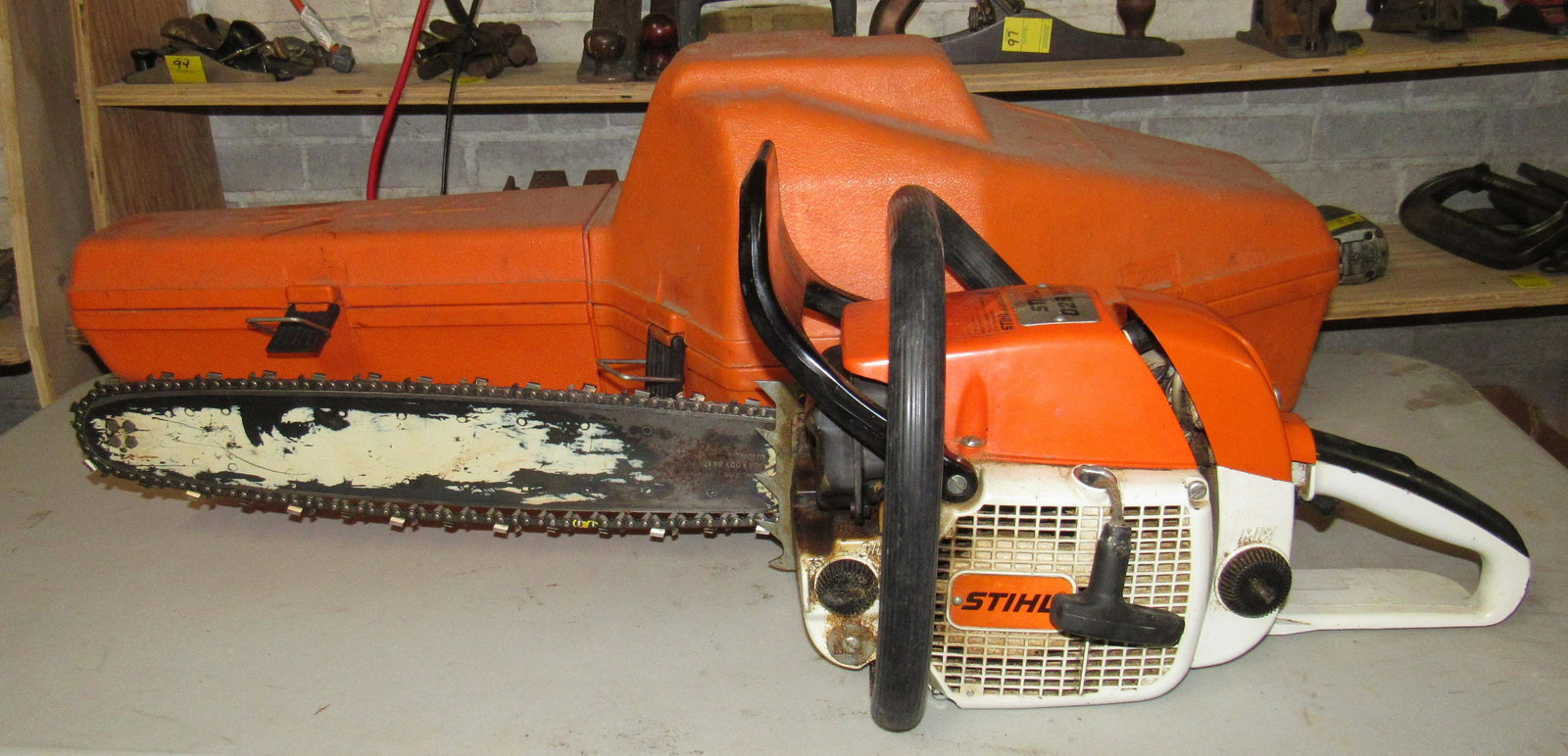 Stihl 028 WB Chainsaw w/ 18" Bar Runs !: 18 inch bar