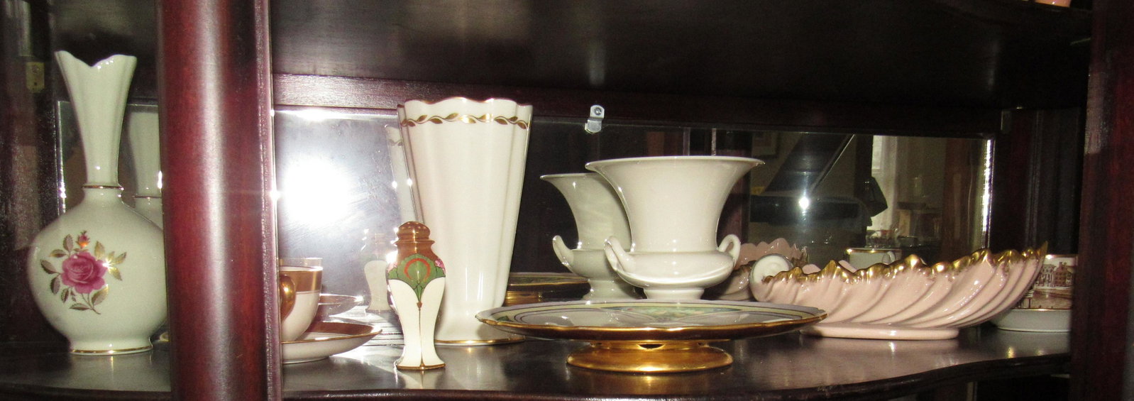 10 Pieces of Lenox: Vase ( tallest ) is approx 7" tall