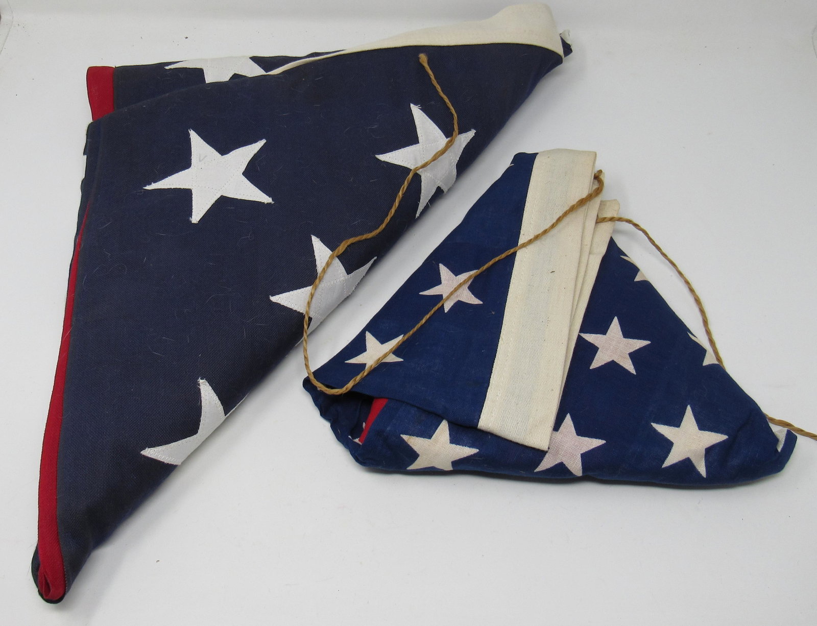 2 American Flags: We did not open to see size or condition.