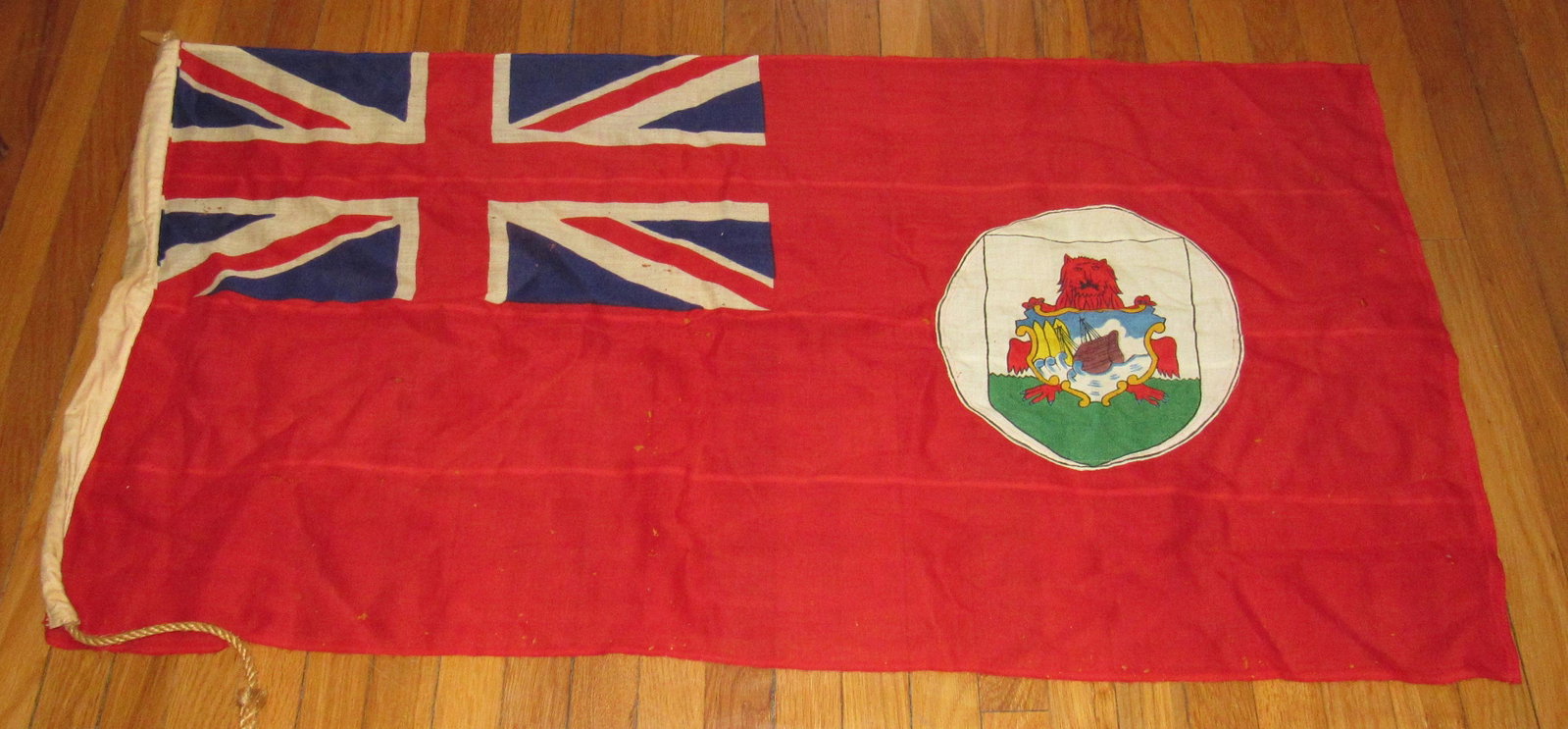 Early British Flag: Approx 27" x 51" .